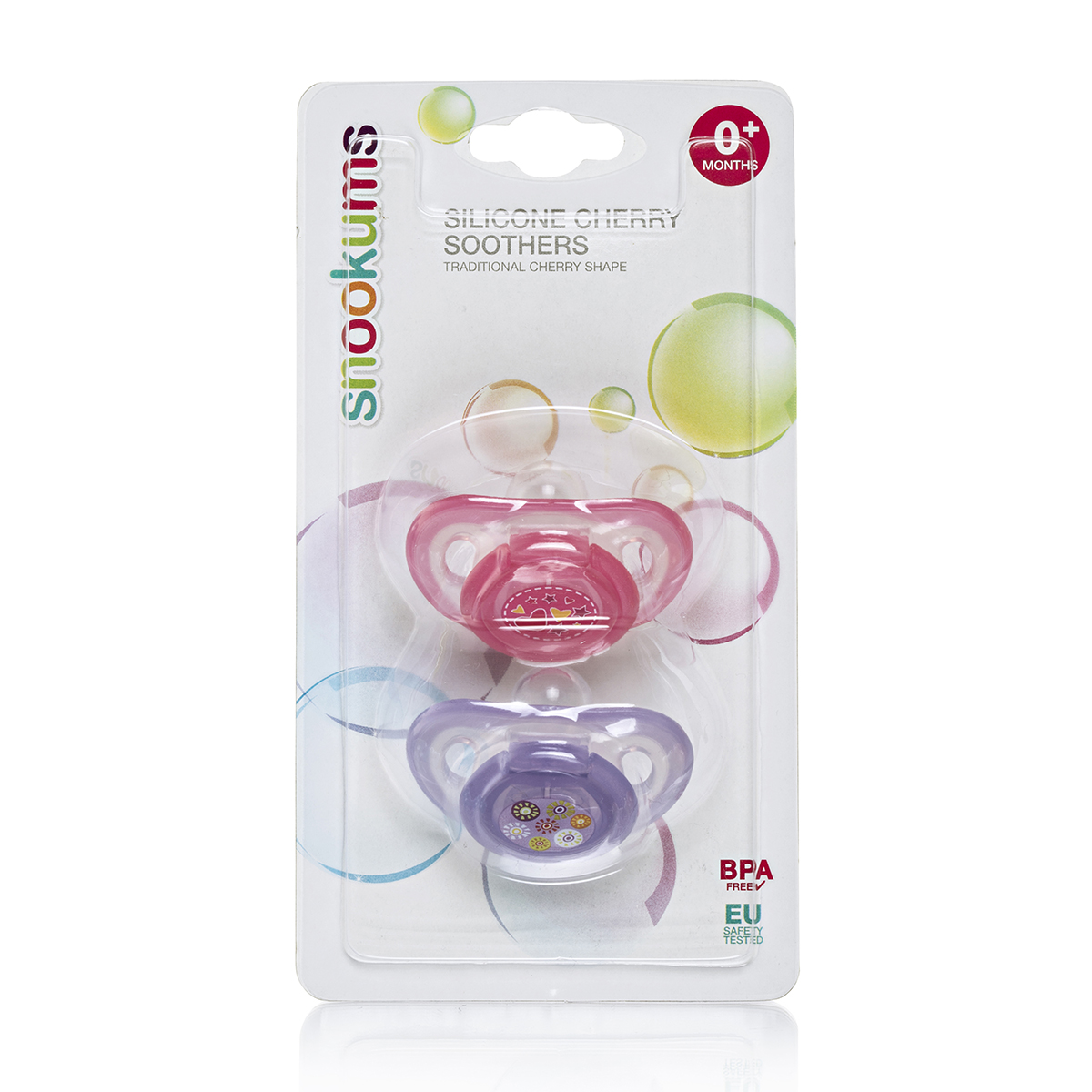 Snookums Cherry Silicone Dummies (2 Pack, 0 + Months) - Image 12