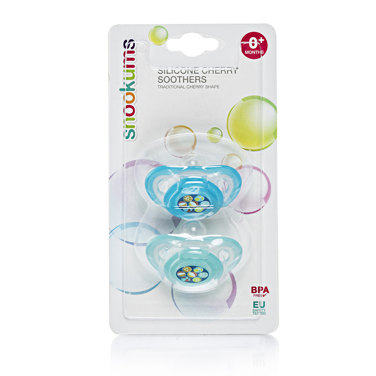 Snookums Cherry Silicone Dummies (2 Pack, 0 + Months) - Image 4