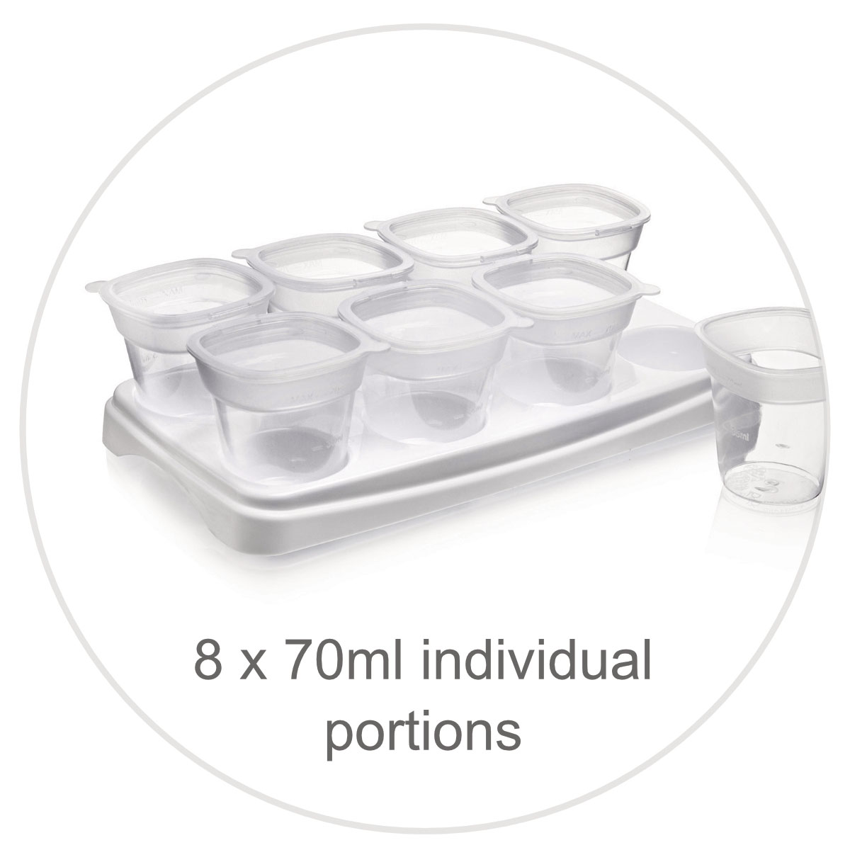 Baby Food Storage Containers – 8 x 50ml Freezer-Safe Tubs with Lids - Image 3