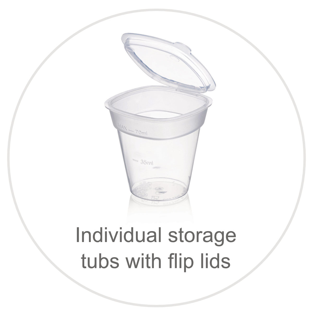 Baby Food Storage Containers – 8 x 50ml Freezer-Safe Tubs with Lids - Image 4