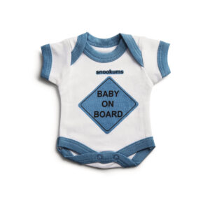Baby On Board Sign - Babygrow Blue