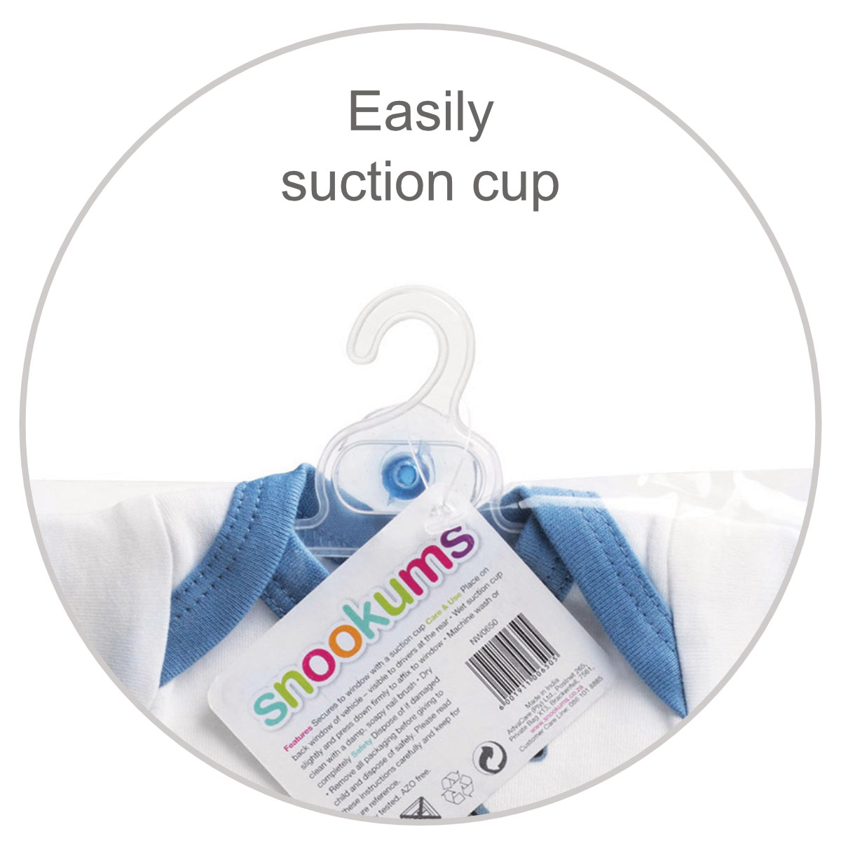 Baby on Board Sign – Car Safety Stick-On with Suction Cup - Image 3