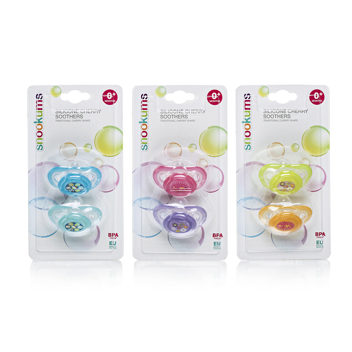 Snookums Cherry Silicone Dummies (2 Pack, 0 + Months) - Image 14