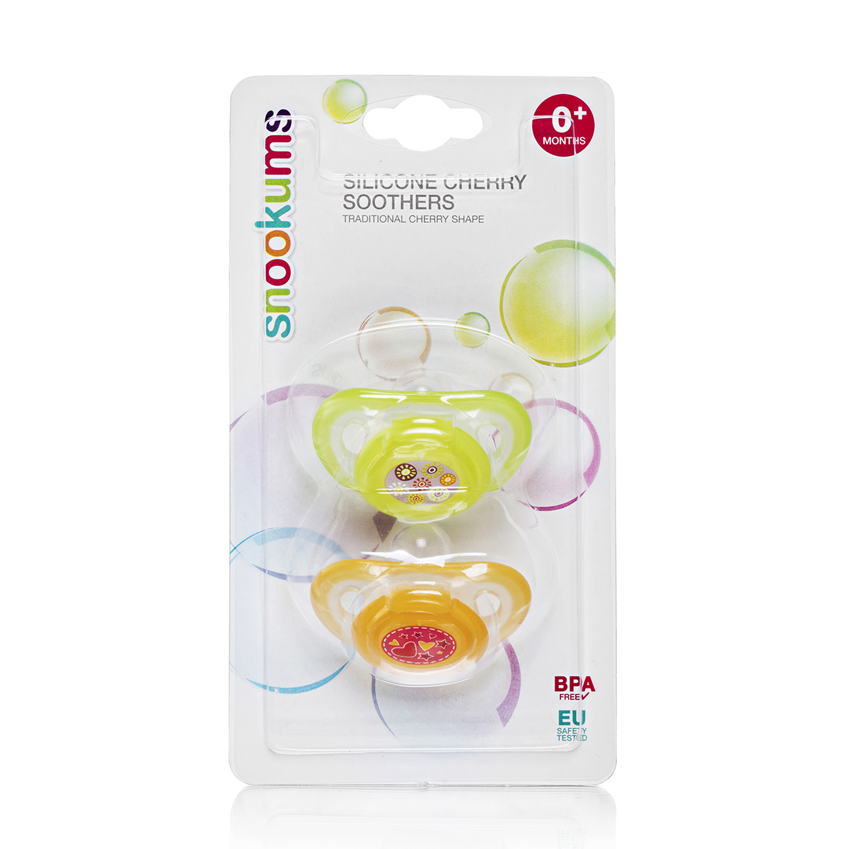 Snookums Cherry Silicone Dummies (2 Pack, 0 + Months) - Image 8