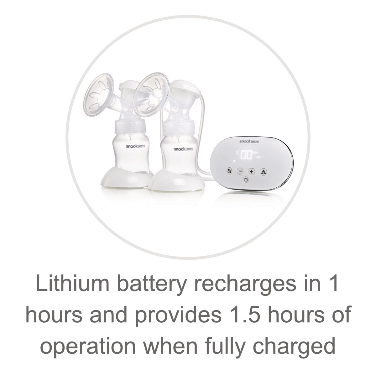 Snookums Double Electric Breast Pump – Efficient, Comfortable & Portable - Image 4