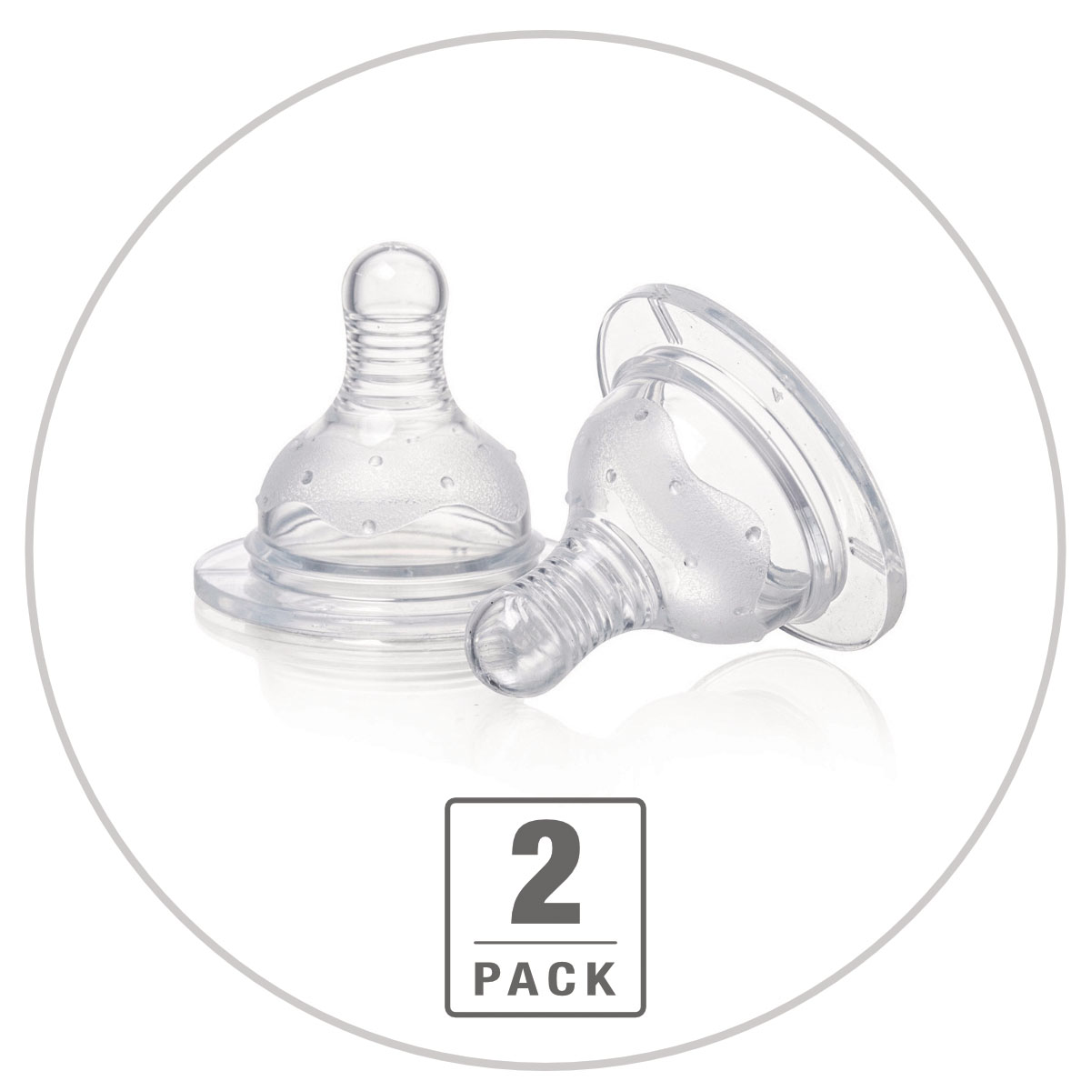 Snookums Standard Neck Cross-Cut Silicone Bottle Teat – Self-Regulating Flow (2-Pack) - Image 4