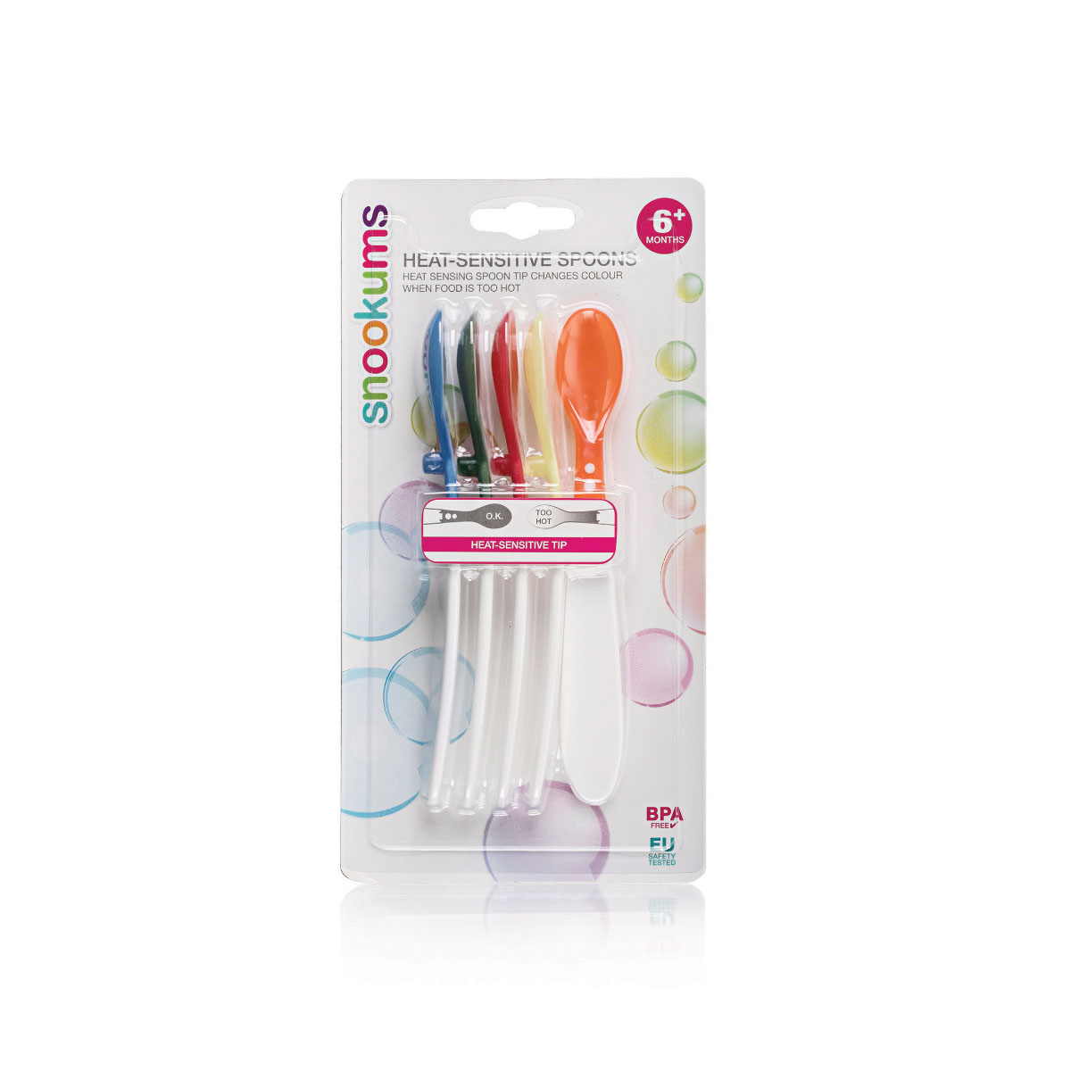 Snookums Heat-Sensitive Baby Spoons – Safe, Colour-Changing Feeding Utensils (5-Pack) - Image 5