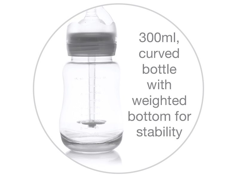 Snookums Wide-Neck Anti-Colic Baby Bottle – 300 ml ColiCalm - Image 7