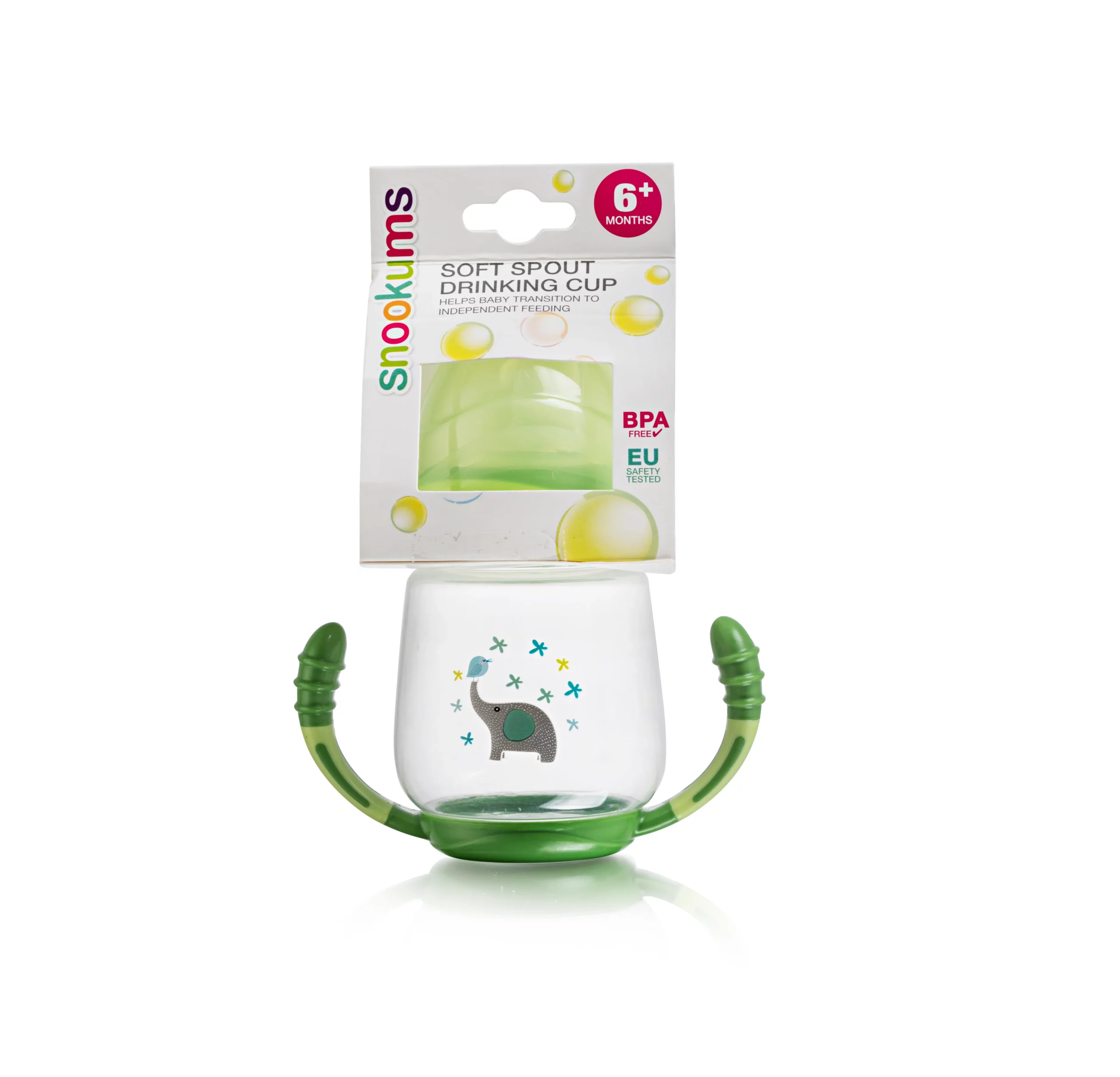 Snookums Soft Silicone Spout Non-Spill Training Cup – 6 Months + - Image 6
