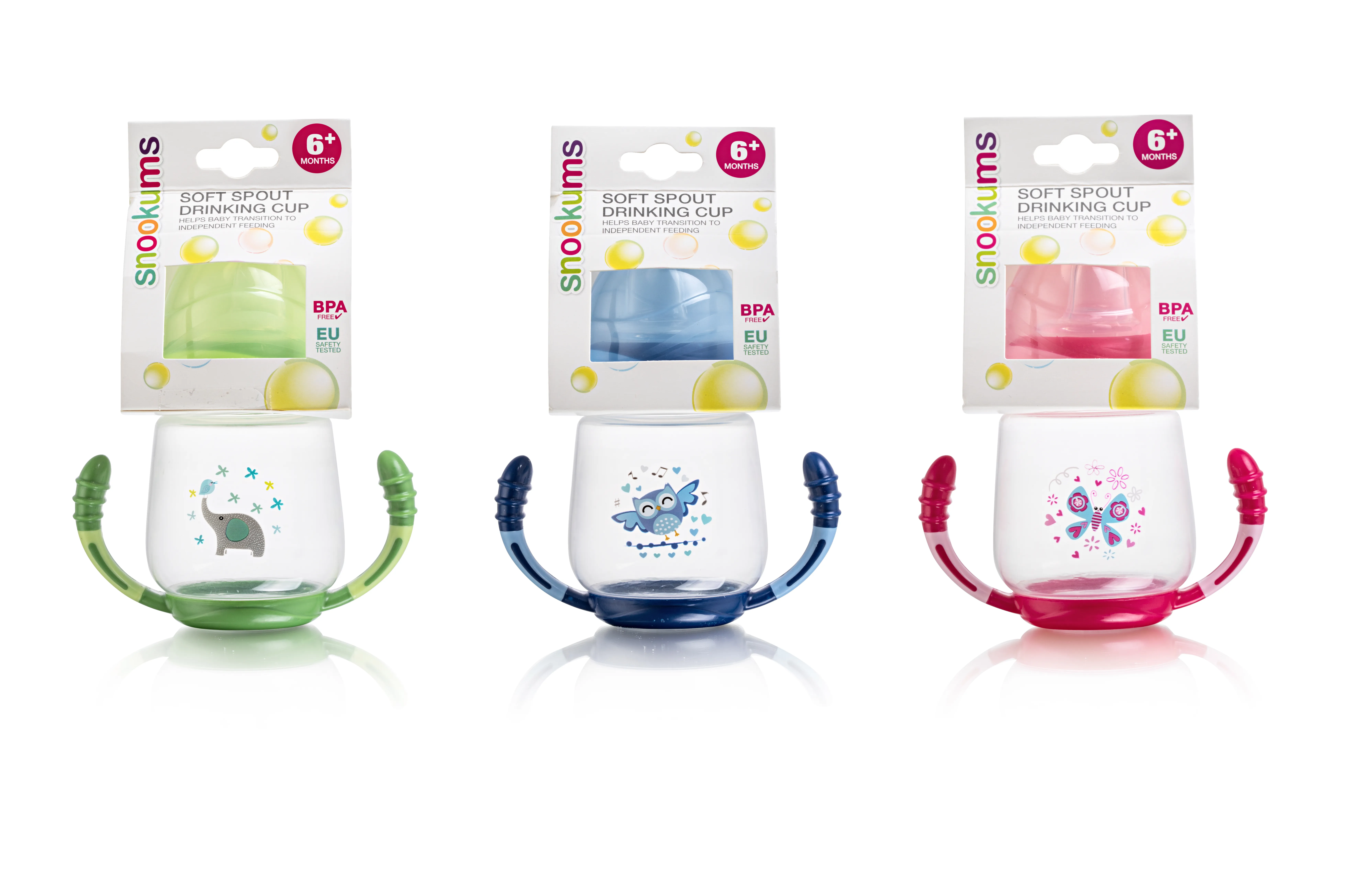 Snookums Soft Silicone Spout Non-Spill Training Cup – 6 Months + - Image 11