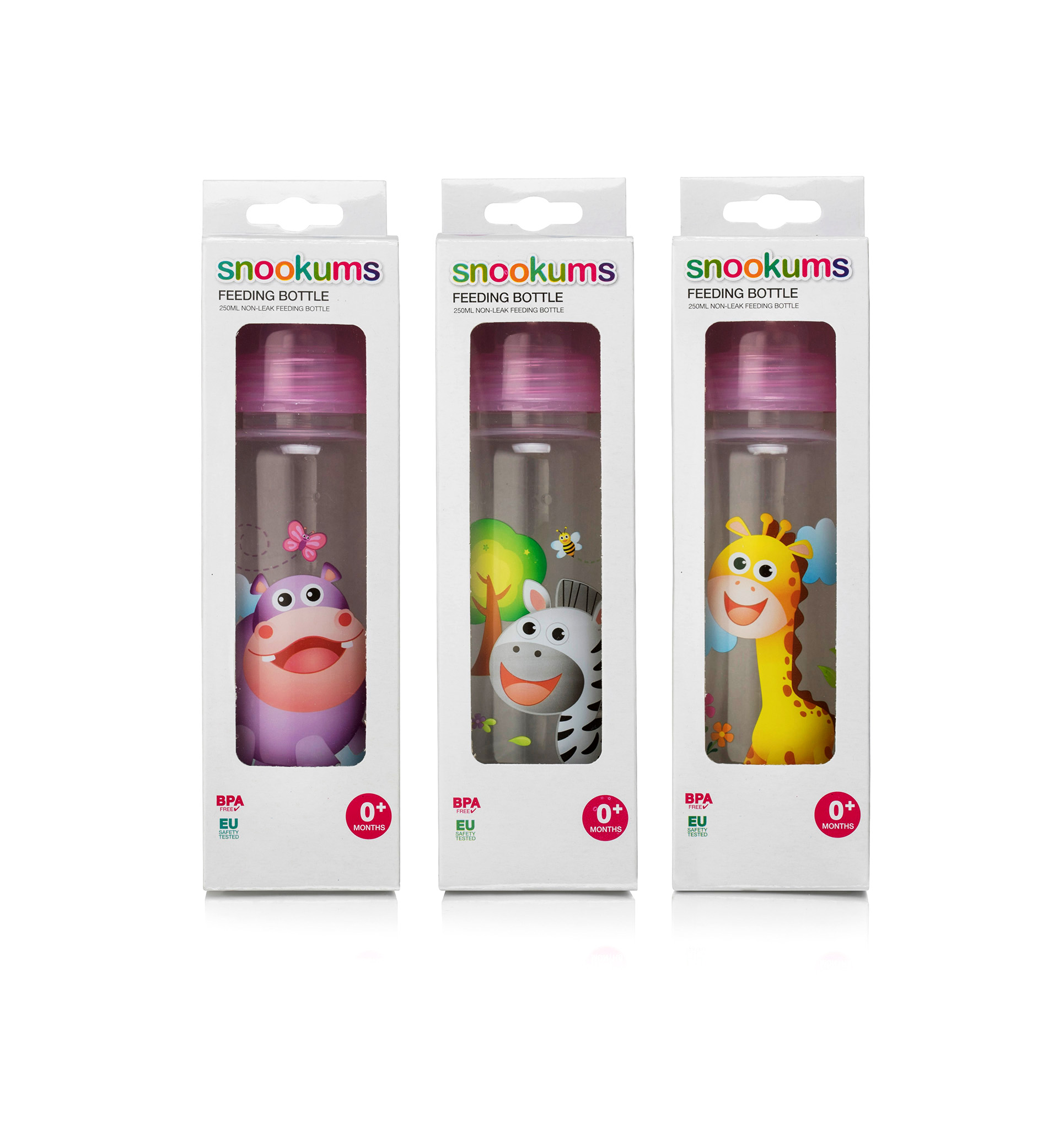 Snookums 250 ml Feeding Bottle with Cross-Cut Silicone Teat (Single) - Image 6