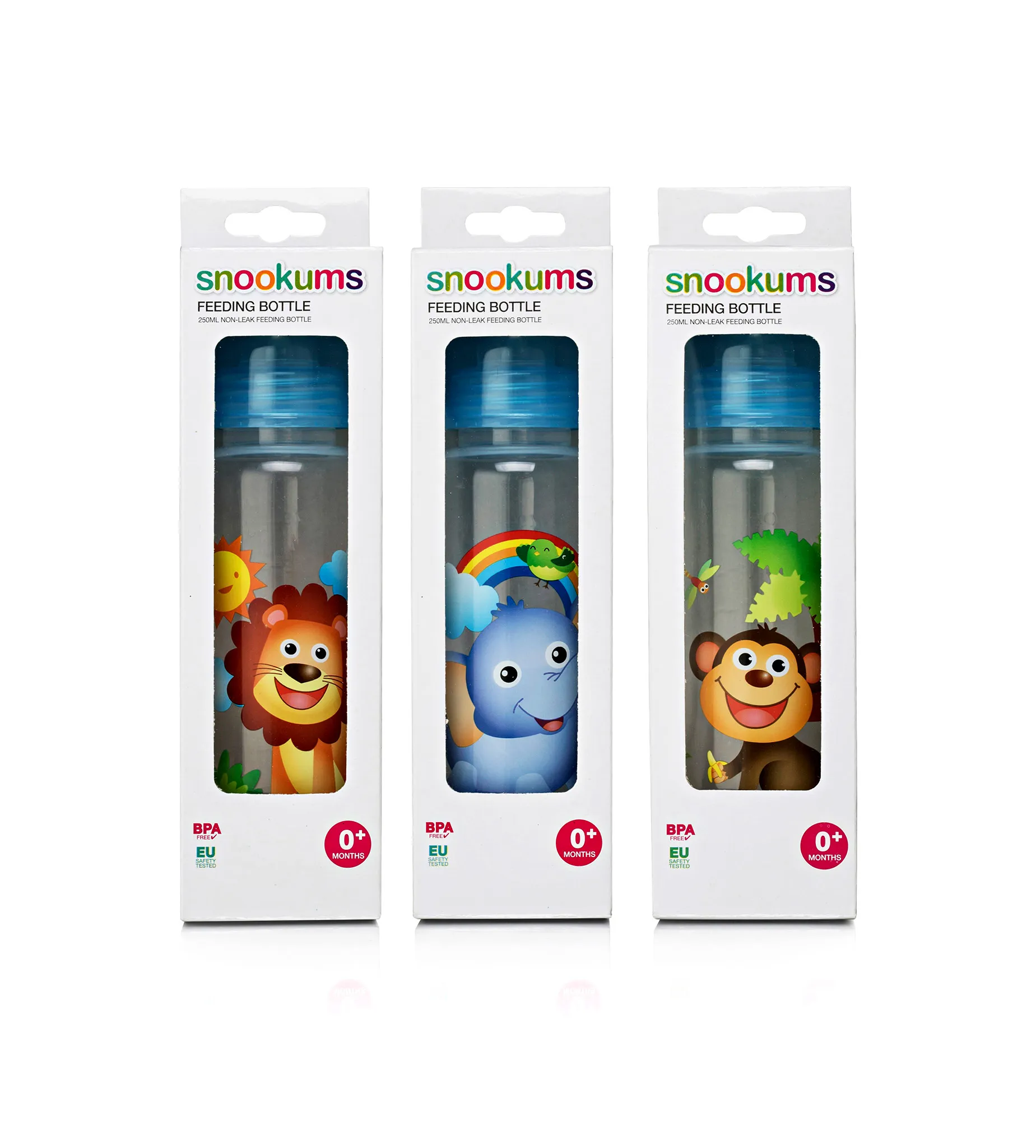 Snookums 250 ml Feeding Bottle with Cross-Cut Silicone Teat (Single) - Image 5
