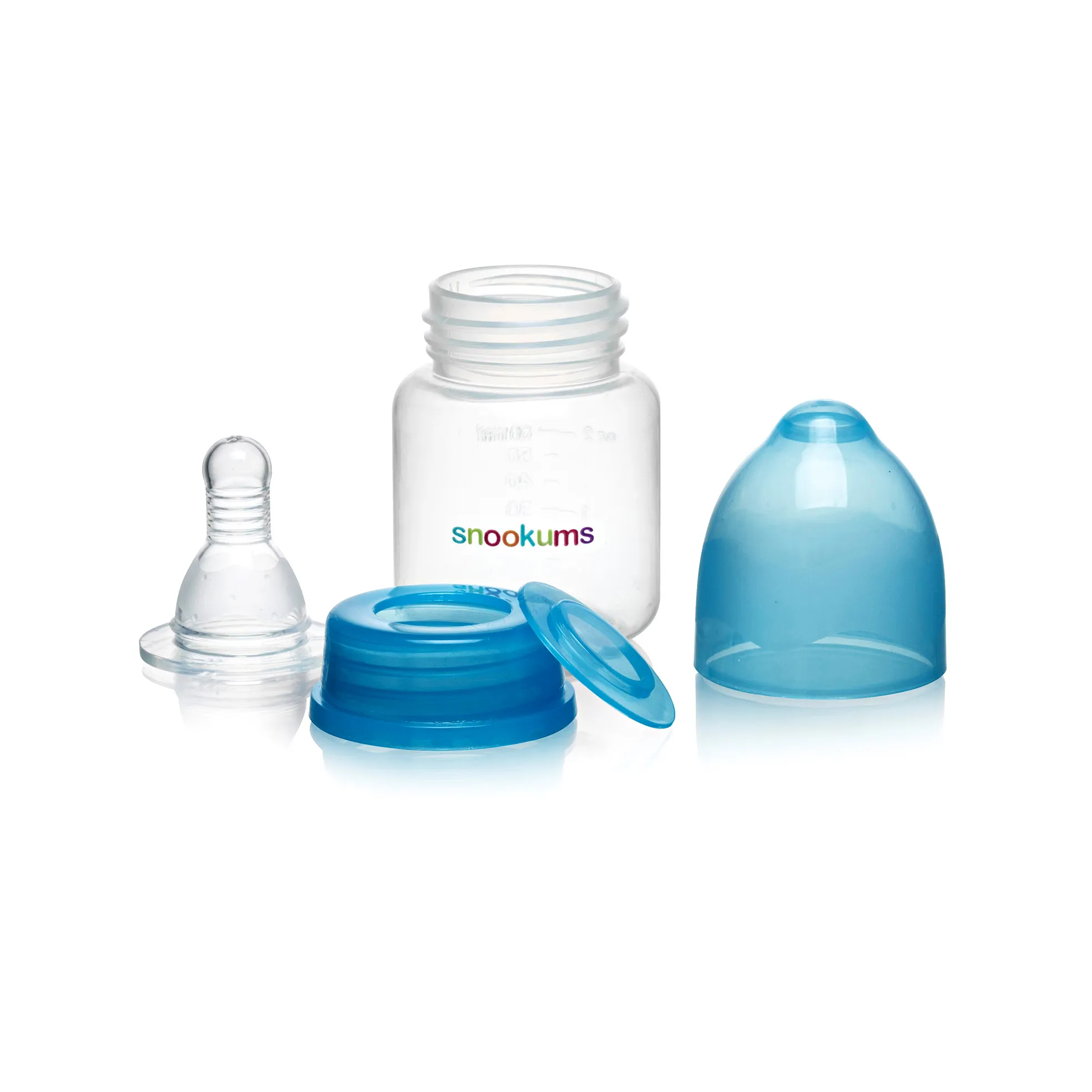 Snookums 60 ml Dinky Medi-Feeder | Cross-Cut Silicone Teat with Travel Cap & Sealing Disk - Image 3