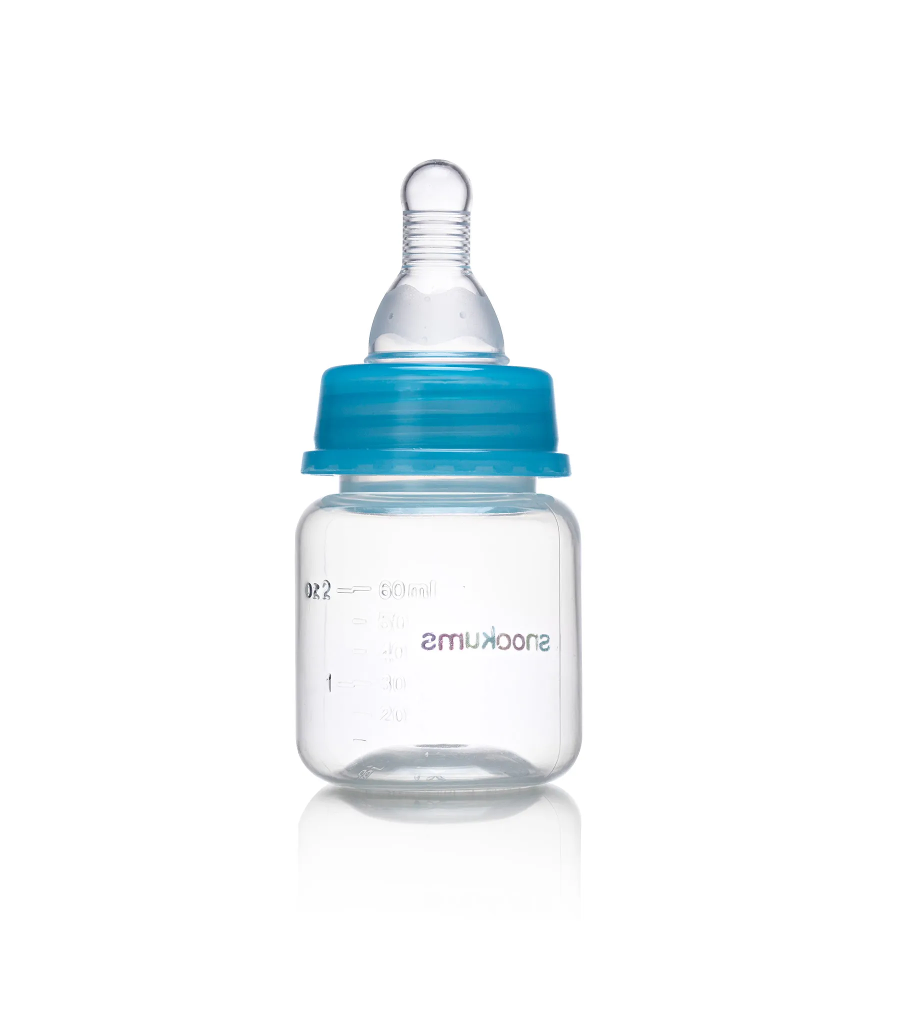 Snookums 60 ml Dinky Medi-Feeder | Cross-Cut Silicone Teat with Travel Cap & Sealing Disk - Image 2